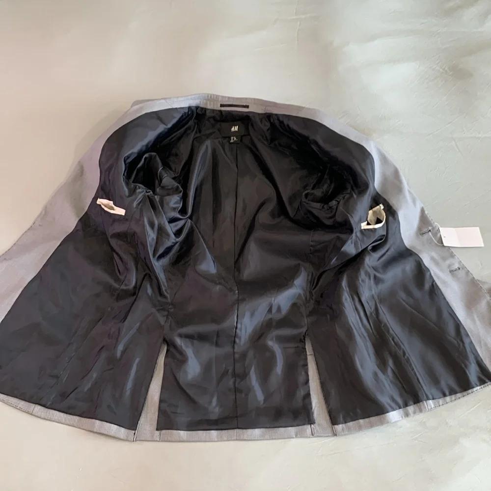H&M Houndstooth Single Breasted Blazer